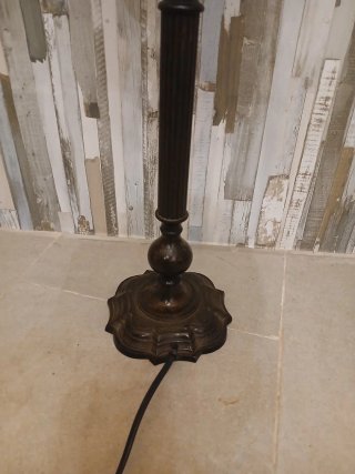 Lampada Vintage in Ferro Marrone Anni '60