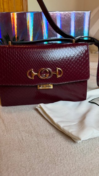 Bolso Gucci Zumi Small GG Piel Serpiente
