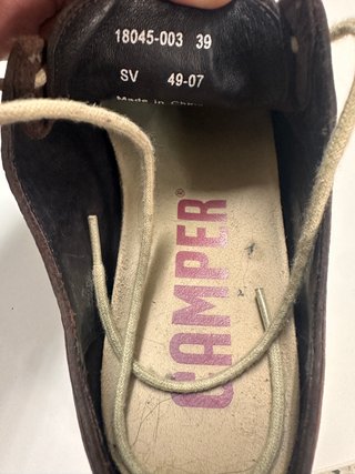 Zapatos Camper unisex marrones