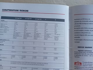 Alfa Romeo 146 Brochure Depliant originale 1998