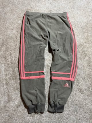 Pantalones Adidas Verde Oliva y Rosa