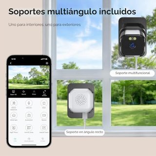 Cámara ANYQOO 3MP 2K WiFi para ventana