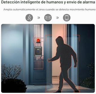 Cámara ANYQOO 3MP 2K WiFi para ventana