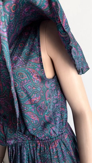 Vestido largo estampado verano