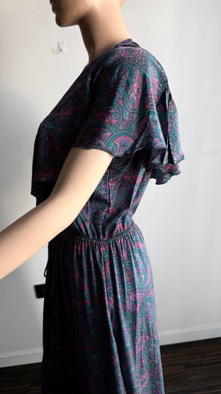 Vestido largo estampado verano