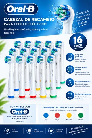 Cepillo Eléctrico Oral-B Vitality Pro + 20 Cabezal