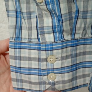 Camisa Tommy Hilfiger XL Cuadros Azul Gris