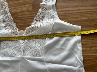 Camisón interior encaje blanco