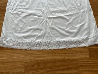 Camisón interior encaje blanco
