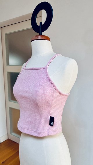 Top deportivo ADIDAS mujer rosa