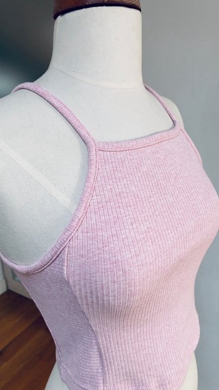 Top deportivo ADIDAS mujer rosa