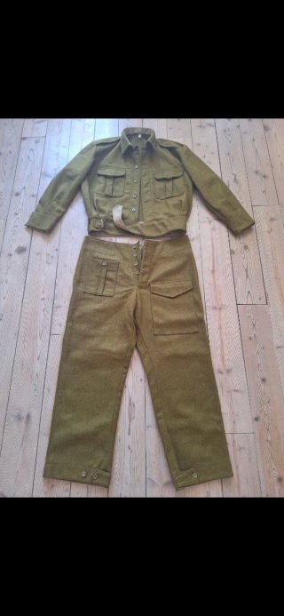 Uniforme Británico WW2 Lana 100%