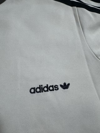 Sudadera Adidas Vintage Blanca y Negra