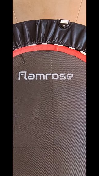 Cama elástica con barra plegable gym