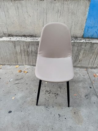 Silla terciopelo gris hostelería