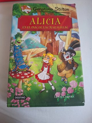 Libro infantil Geronimo Stilton. Tapa dura.