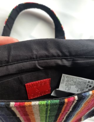 Bolso de mano étnico multicolor
