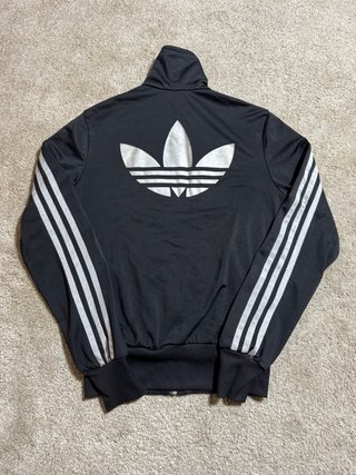 Sudadera Adidas Negra con Rayas