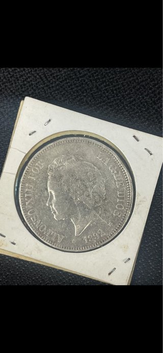 Moneda 5 Pesetas Alfonso XII 1885