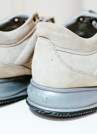 Hogan Interactive Scarpe Donna Beige/Grigie Tg 37