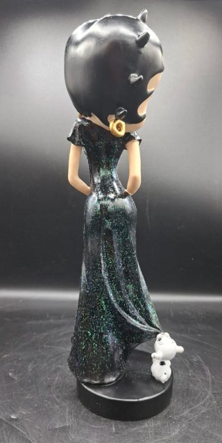 Figura Betty Boop y Pudgy en Resina Pintada a mano