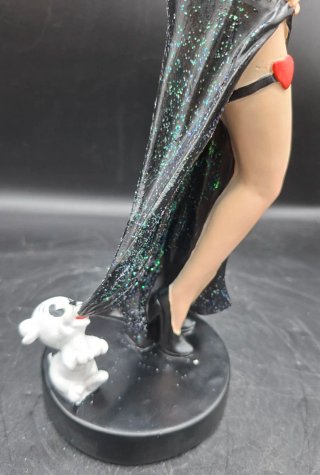 Figura Betty Boop y Pudgy en Resina Pintada a mano