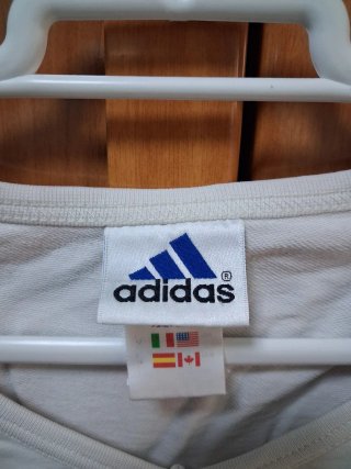 Sudadera Adidas Blanca Manga Larga
