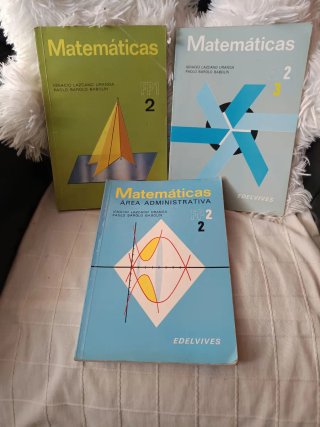 Libros de matemáticas