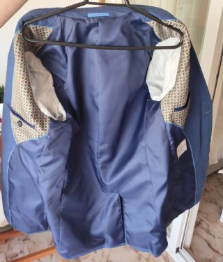 Chaqueta de traje azul