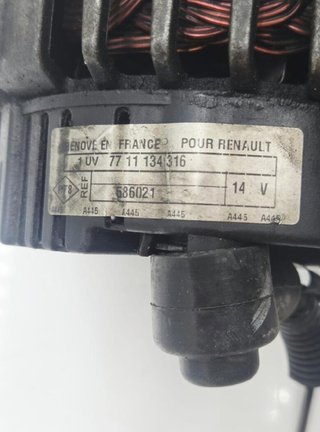 4451 alternador 8200495302 renault trafic 1.9 dci