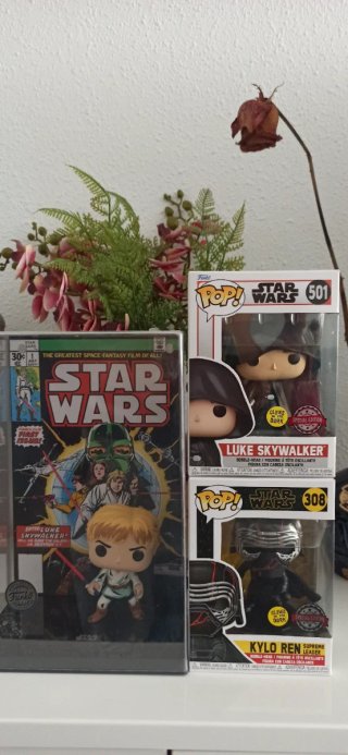 Funko Pop! Star Wars Luke Skywalker y Kylo Ren