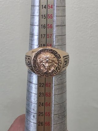 Anillo Oro 18K Medusa