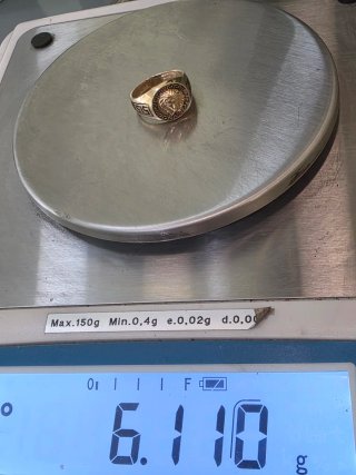 Anillo Oro 18K Medusa