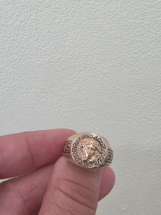 Anillo Oro 18K Medusa
