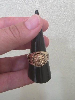 Anillo Oro 18K Medusa