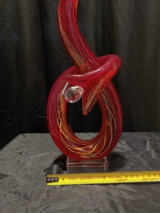 Scultura in vetro di Murano