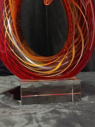 Scultura in vetro di Murano