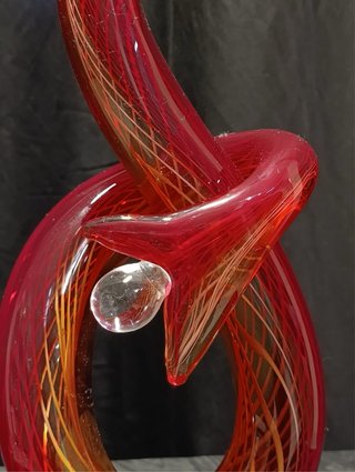 Scultura in vetro di Murano