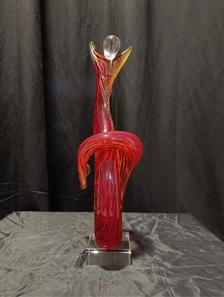 Scultura in vetro di Murano