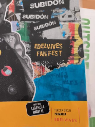Libros de 5 de primaria sin pintar. En buen estado