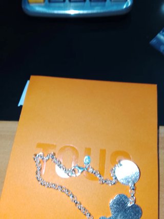 Pulsera Tous Oso y Círculos Plata