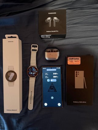 Pack Samsung: GalaxyWatch7 y Buds3 pro S24 Ultra.