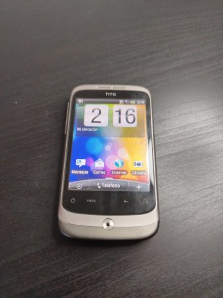 HTC Wildfire Plata/Gris