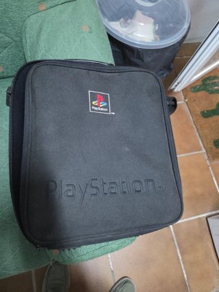 Consola PlayStation 1 + funda + juegos