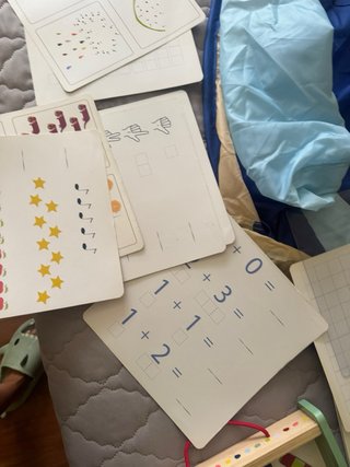 Juego educativo magnético números y letras