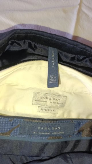 Traje Zara Man azul marino infantil
