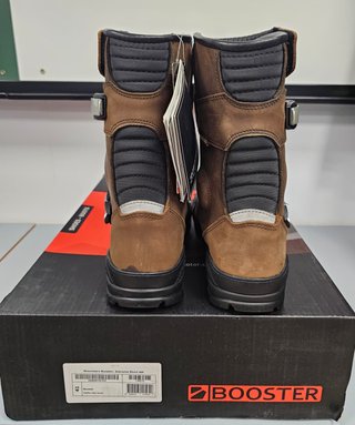 Botas Moto Booster Atacama Short WP Marrón T4