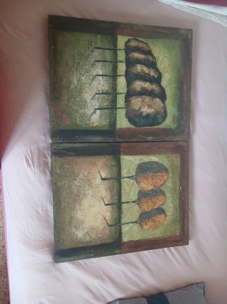 Juego de 2 cuadros decorativos