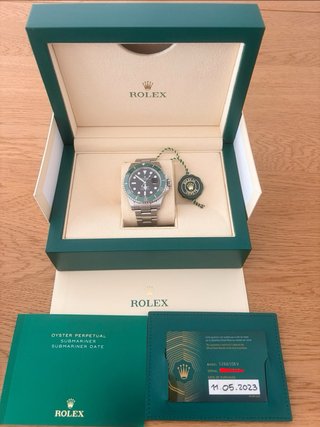 Rolex Submariner Starbucks 2023 Full Set usado.