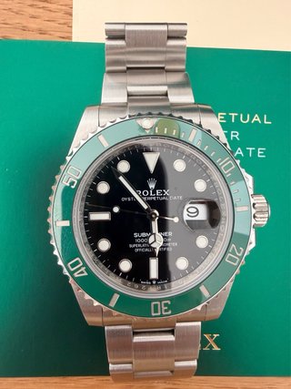 Rolex Submariner Starbucks 2023 Full Set usado.